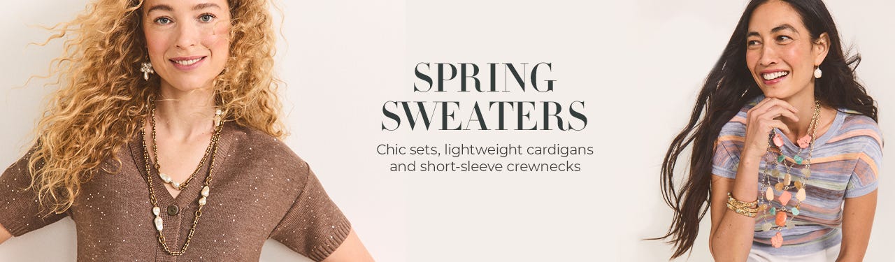 Spring sweaters