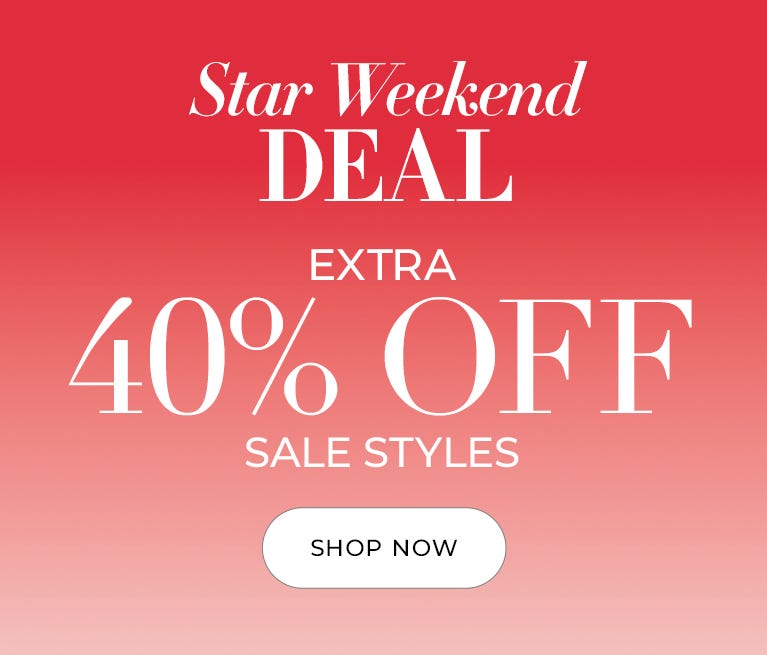 Extra 40% off sale styles