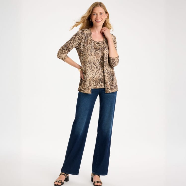 Pull-on denim