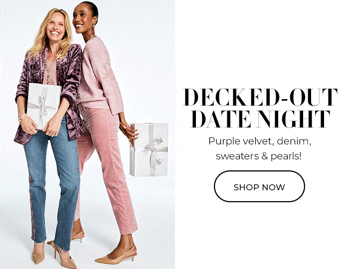 Decked-out date night outfits