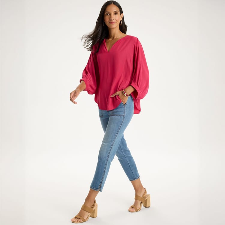 Pull on denim