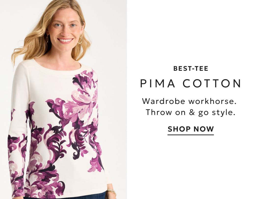 Pima cotton tees