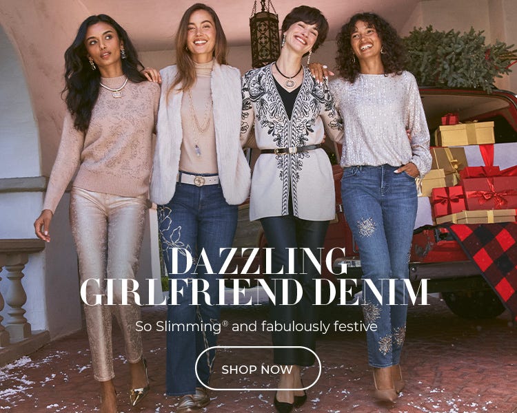 Festive girlfriend denim