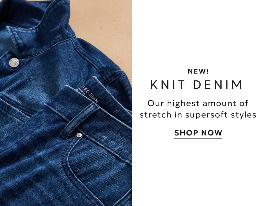 New knit denim