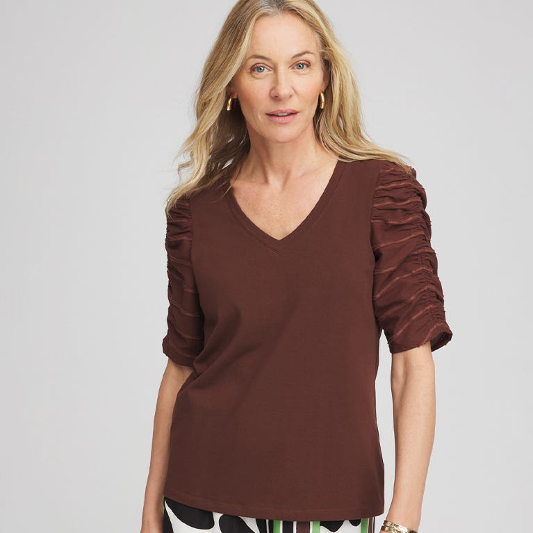 Cotton blend tee