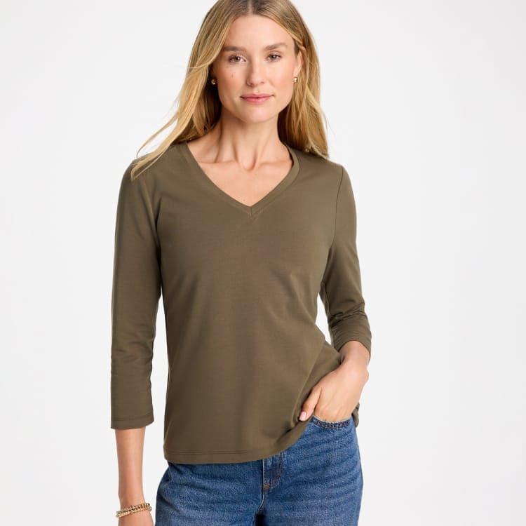 3/4 sleeve tops