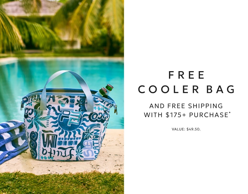 Free cooler bag and free shipping with $175+ purchase