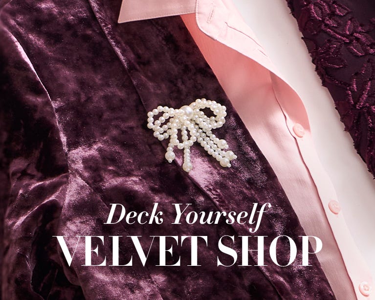 The velvet shop for holiday outfits