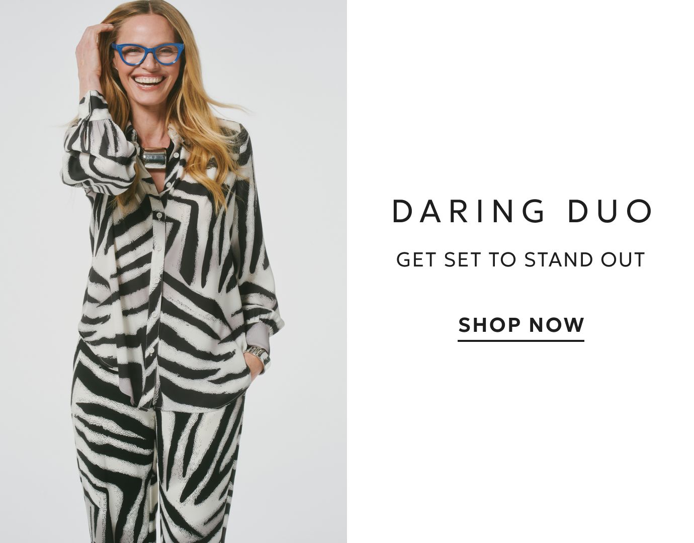 Zebra print set