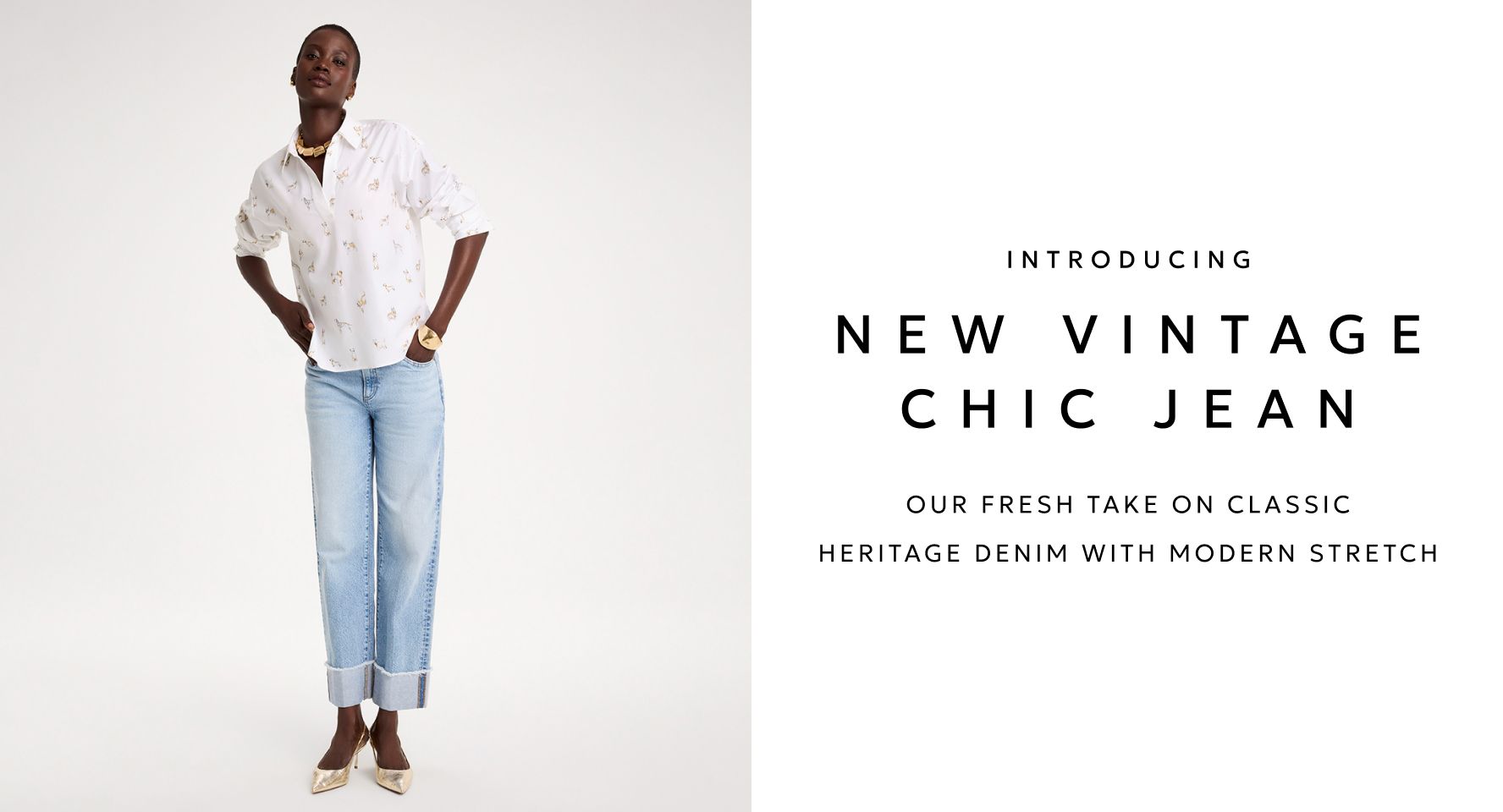 New vintage chic jean