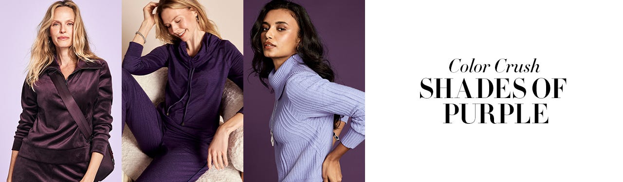 Shades of purple outfits