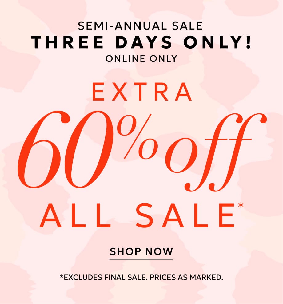 Extra 60% off all sale
