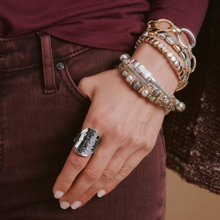 Stacking bracelets