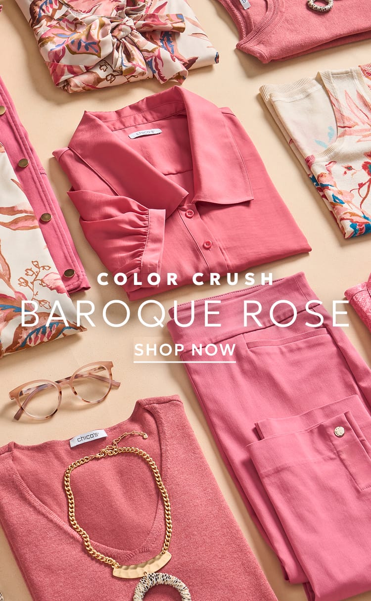 Color crush baroque rose outfits