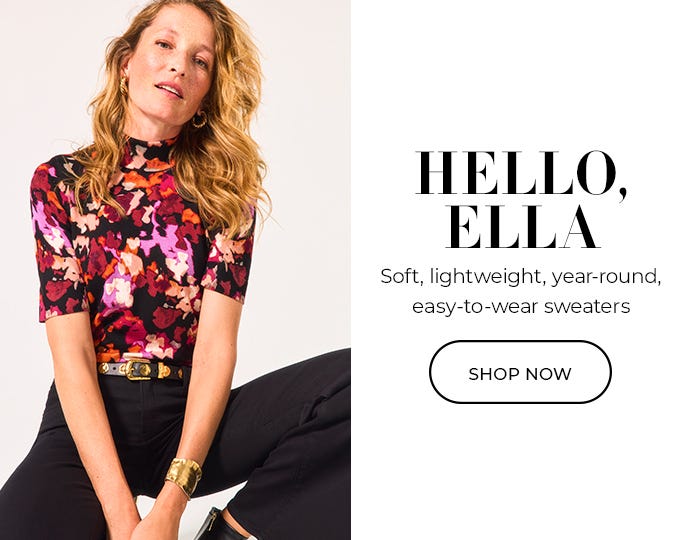 The lightweight, year-round Ella sweater