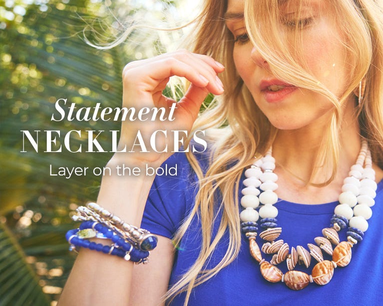 Statement necklaces