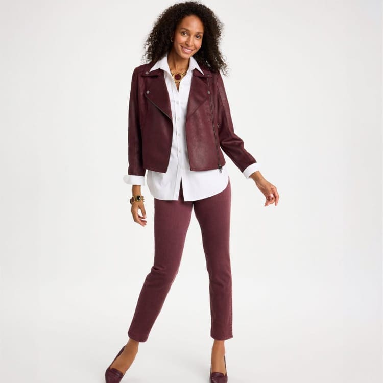 Slim leg denim