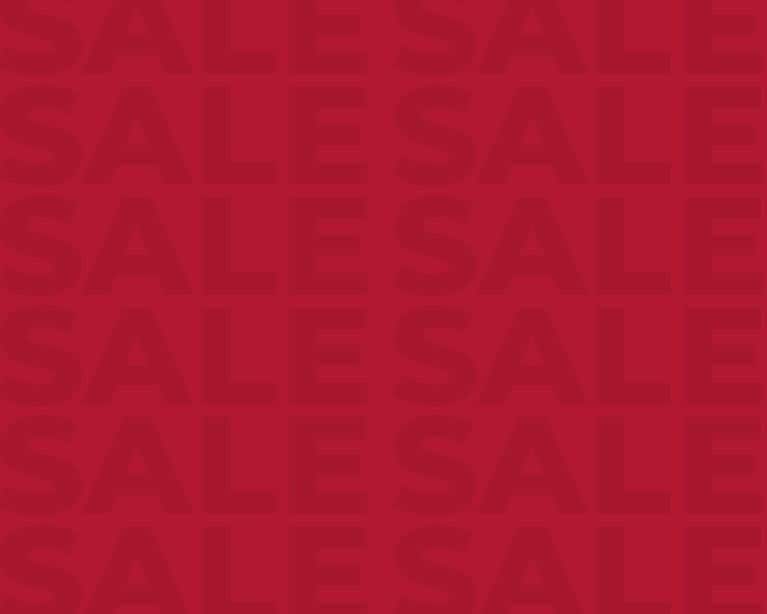 Red background with "SALE" repeated across the image