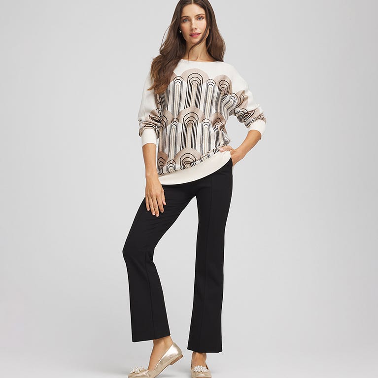 Slim and straight pants