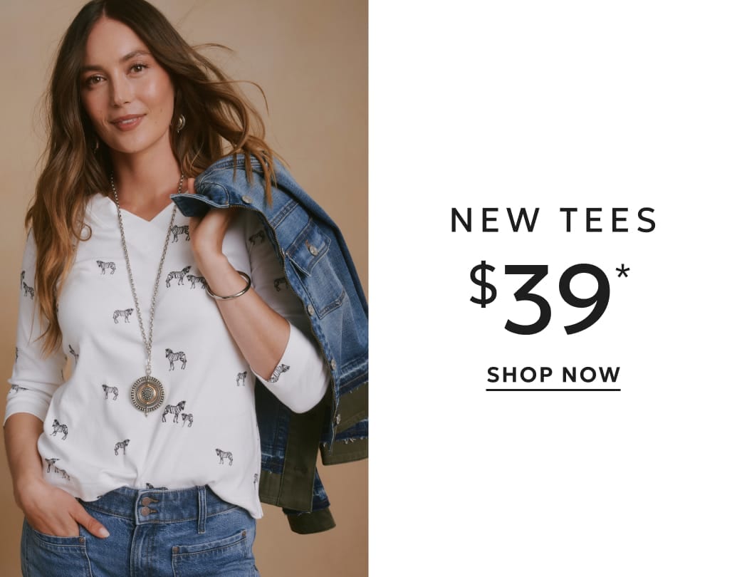 New tees $39