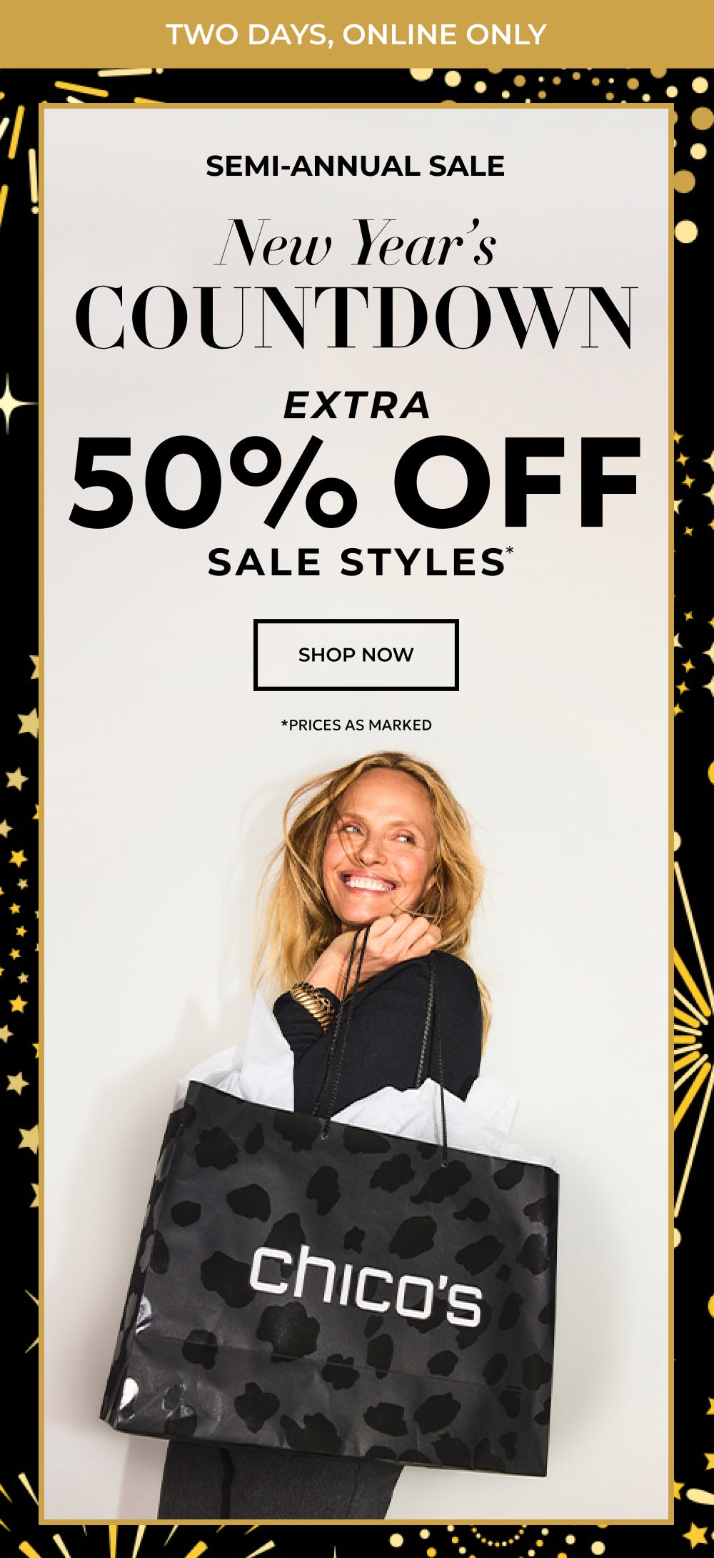 Extra 50% off sale styles