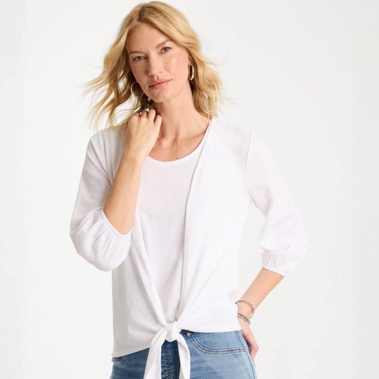 Three quarter sleeve tee
