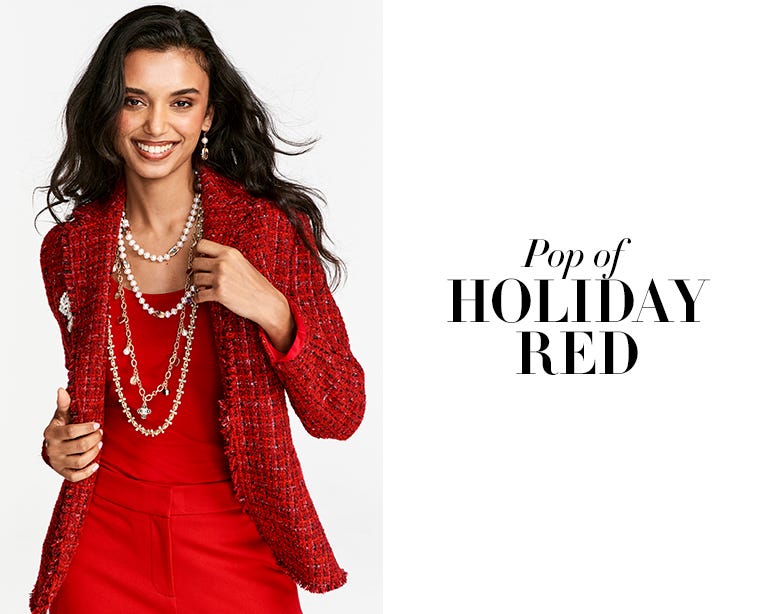Holiday red outfits