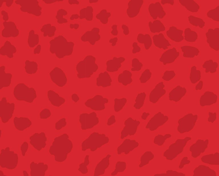 Red animal print background