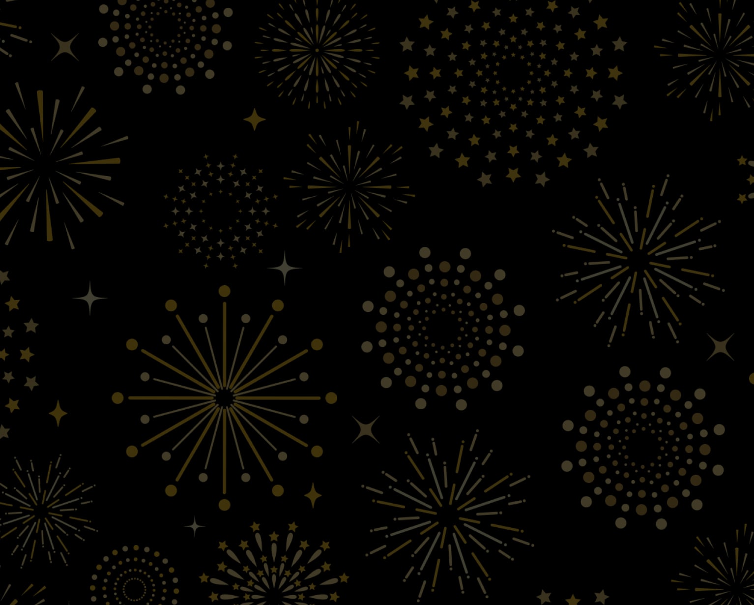 Black background with firework pattern