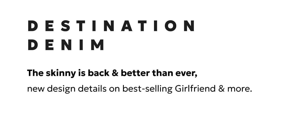 Destination denim