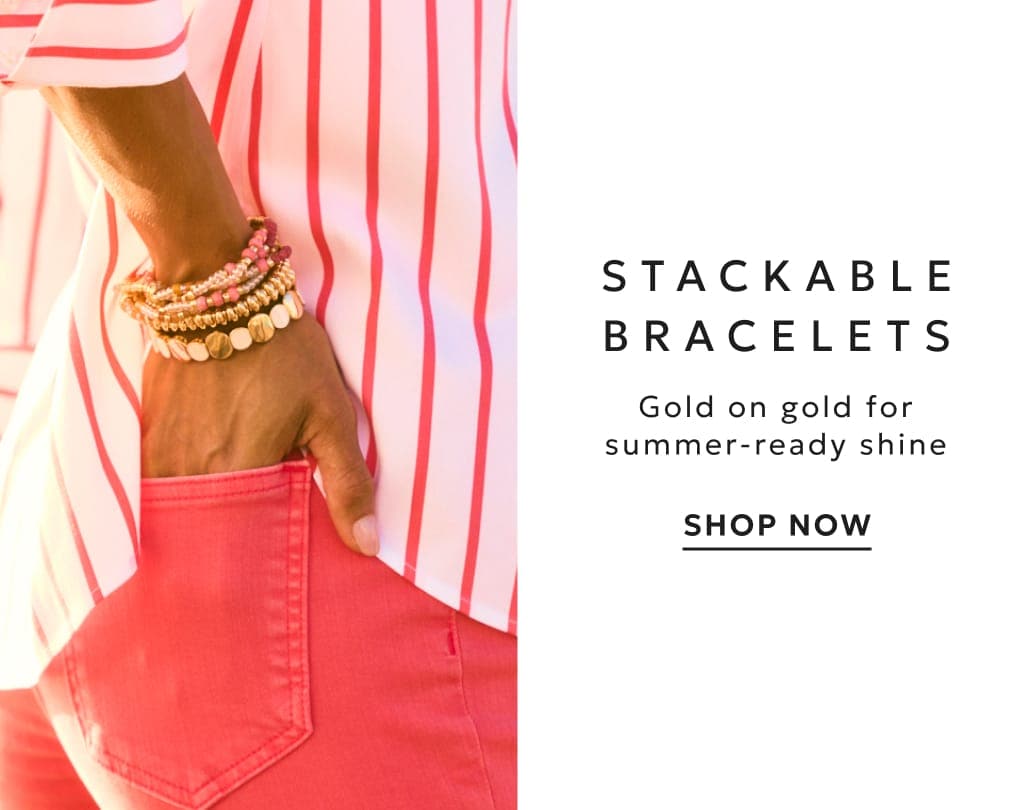 Stackable bracelets