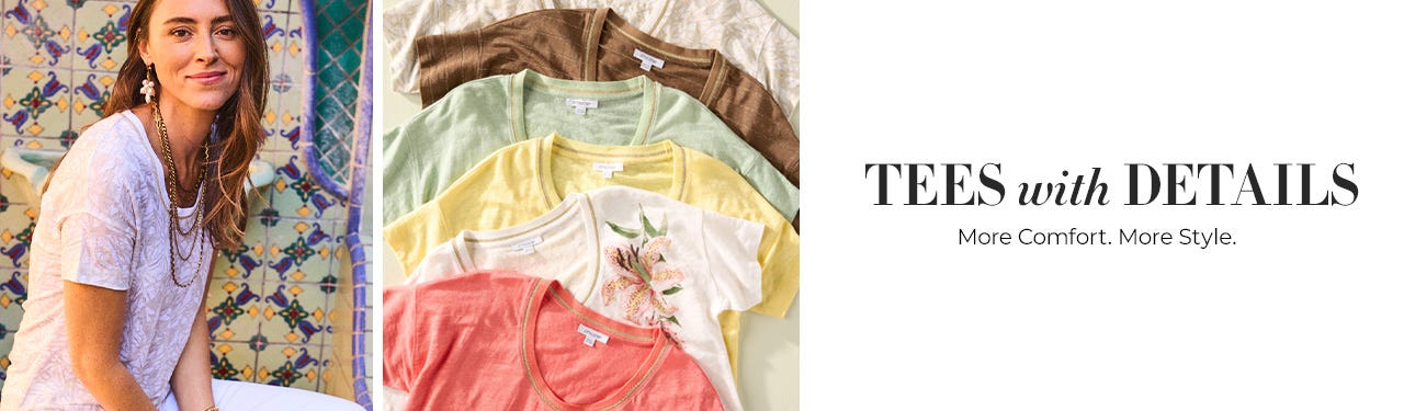 Tees with details