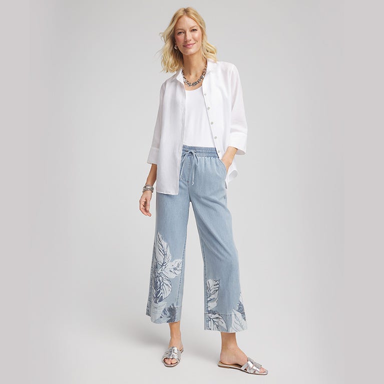 Cropped denim