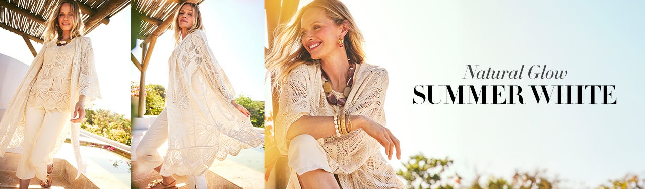 Summer white outfits