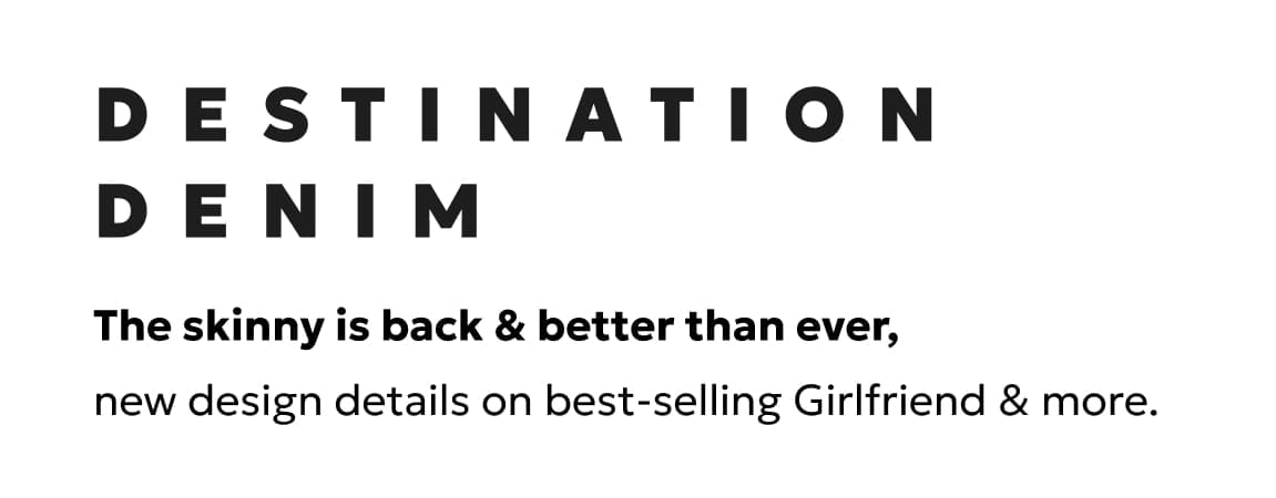 Destination denim