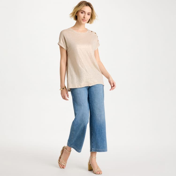 Straight leg denim