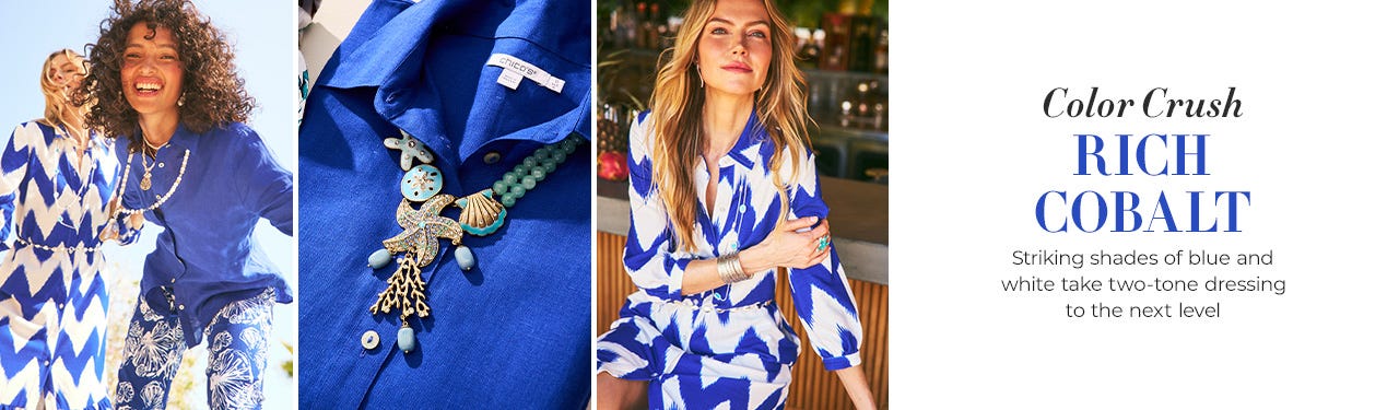Rich cobalt color crush