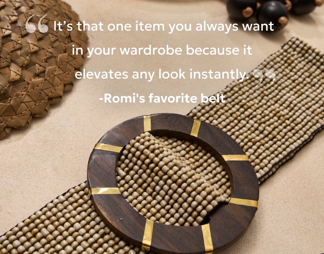 Romi collection belt