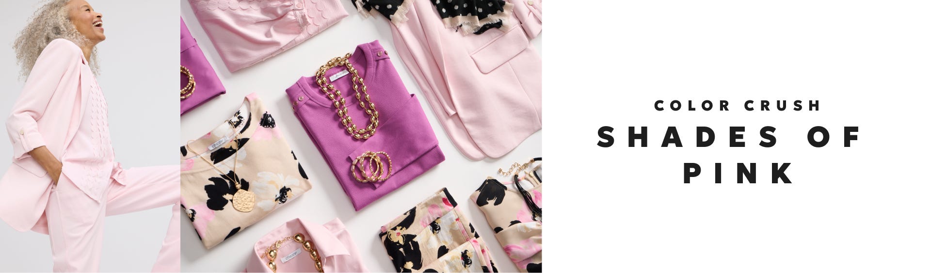 Color crush shades of pink