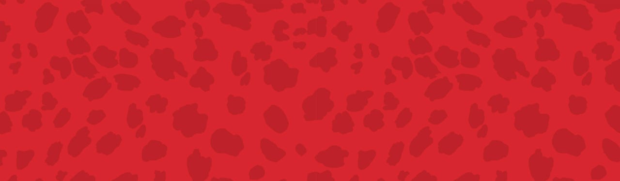 Red animal print background