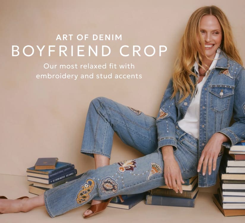 Boyfriend crop denim