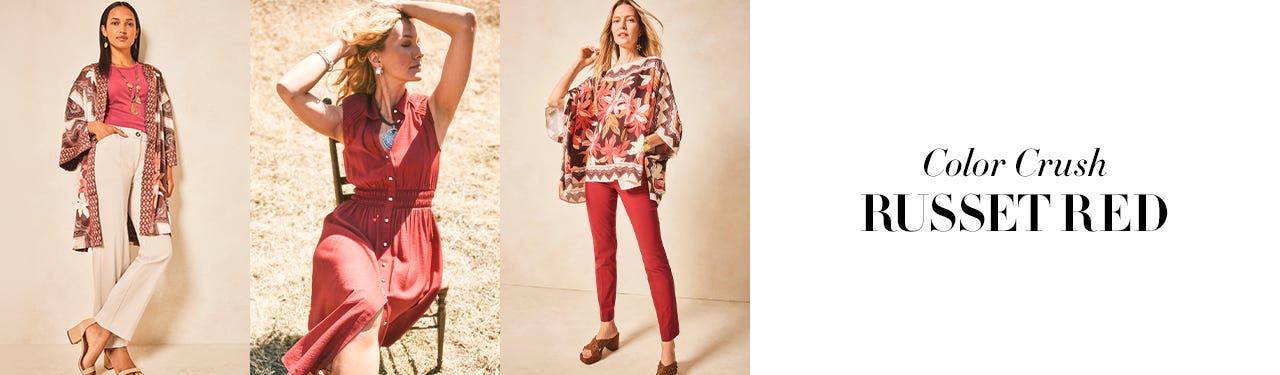Color crush: russet red styles