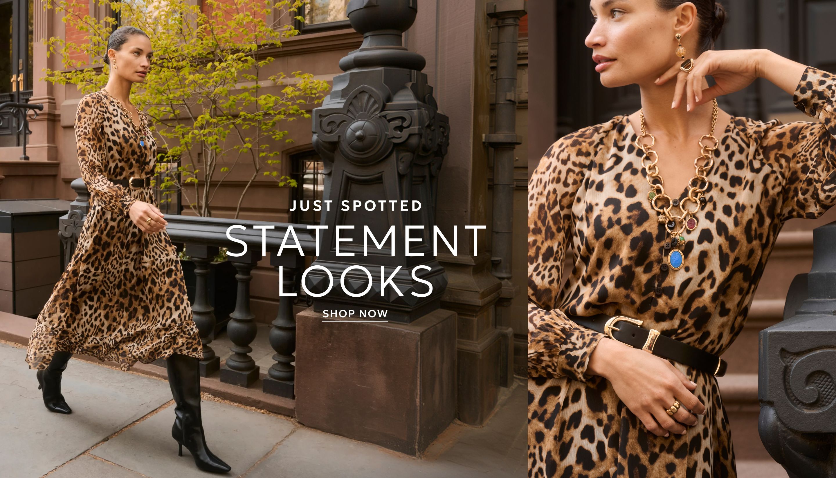 Statement looks in leopard print