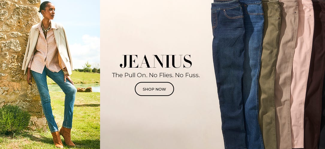 Pull on denim
