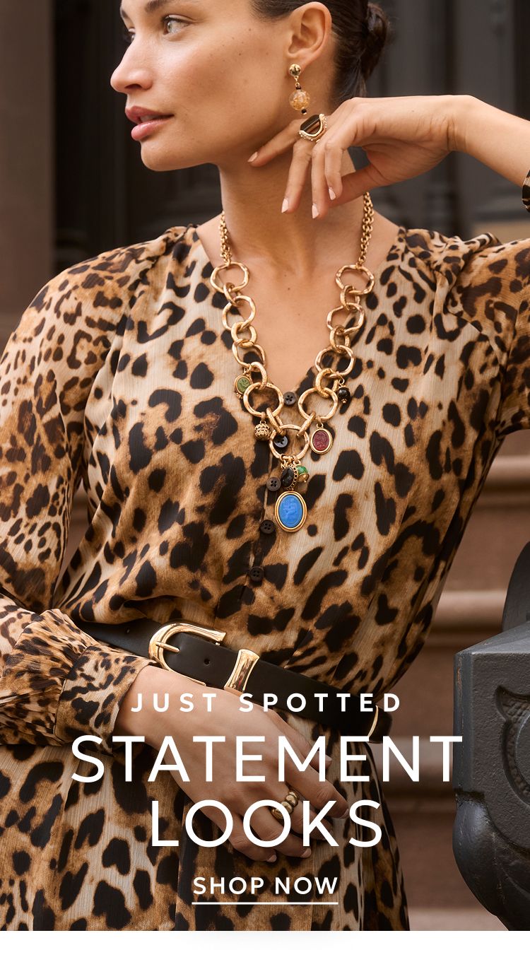 Statement looks in leopard print