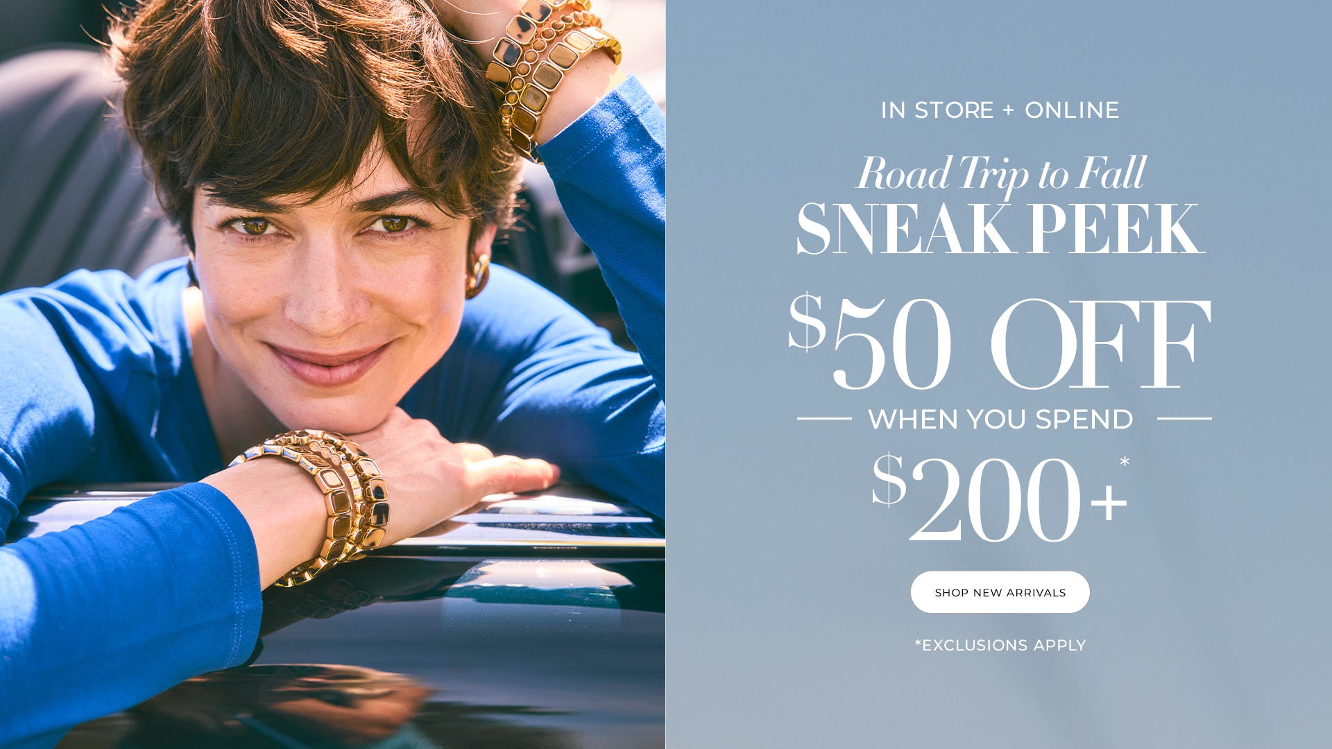 $50 off when you spend $200 or more