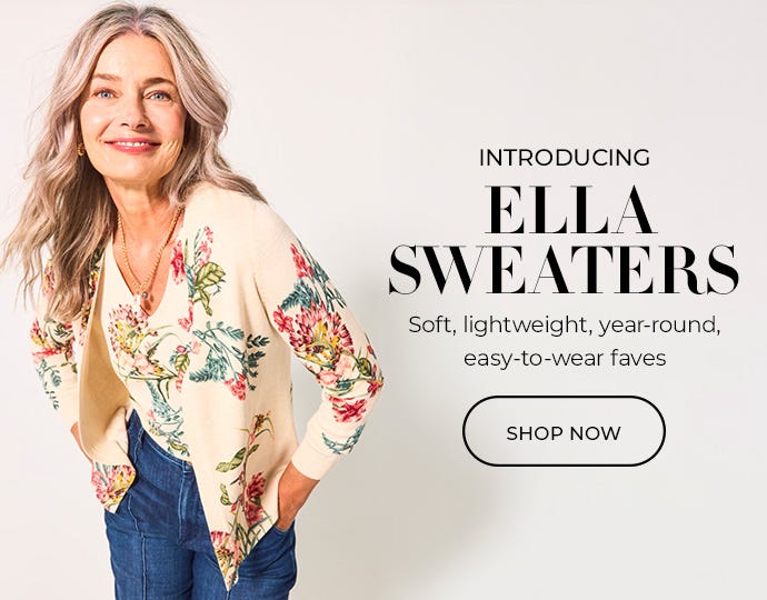 The soft and lightweight Ella sweater