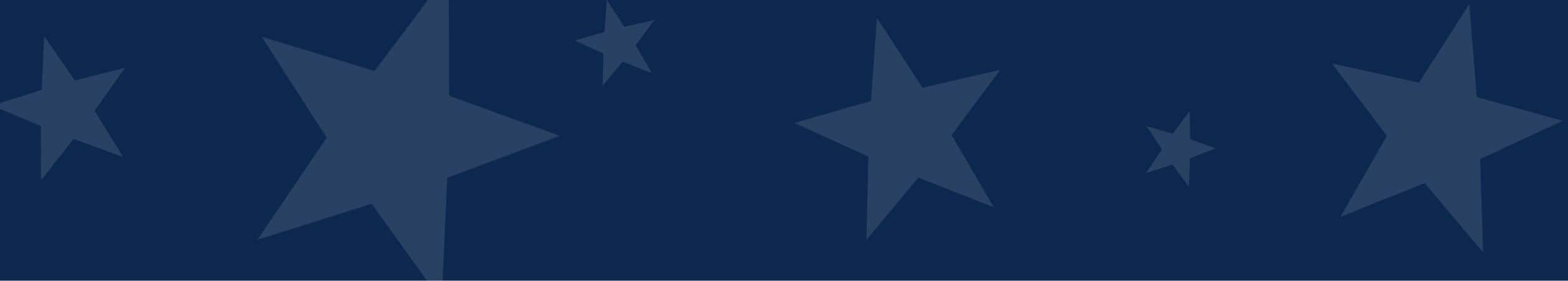 Blue background with stars