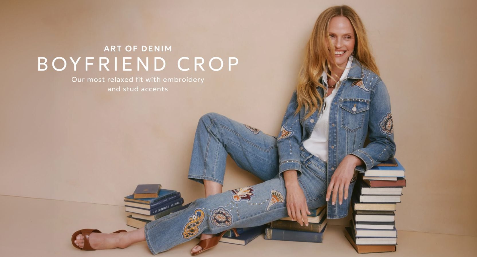 Boyfriend crop denim