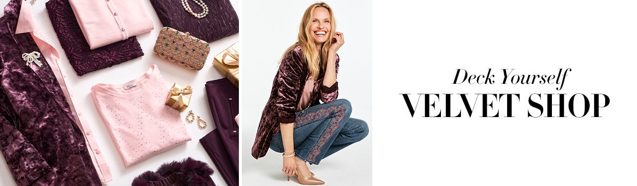The velvet shop for holiday outfits